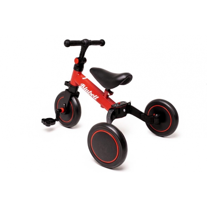Rowerek Trójkołowy Biegowy jeżdzik prezent dla dzieci rower 3w1 Blubell 003 Czerwony