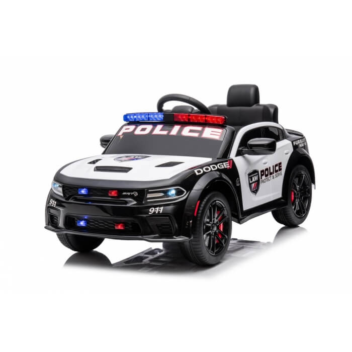 Auto na Akumulator Dziecięcy Dodge Charger SRT Hellcat Redeye na licencji Policyjny Mikrofon Przedni Zderzak